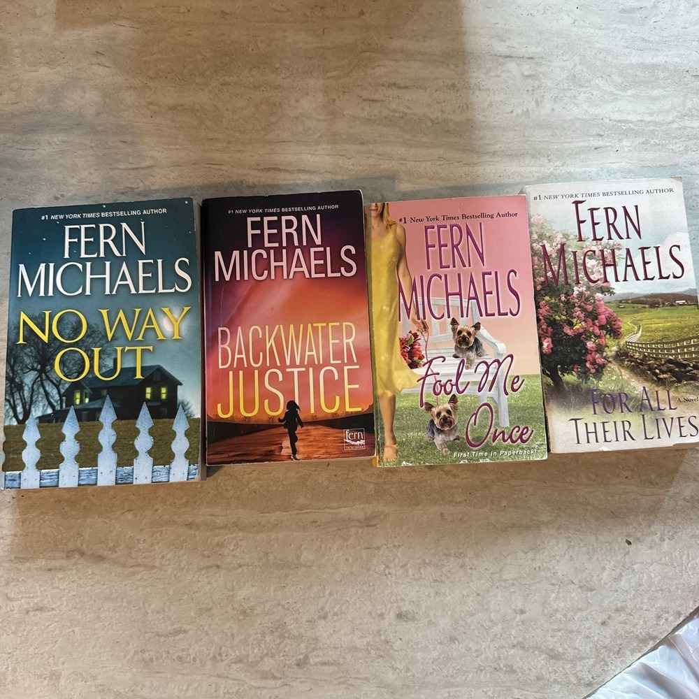 Fern Michaels Lot‎ Of 4 Paperbacks Mystery Romance